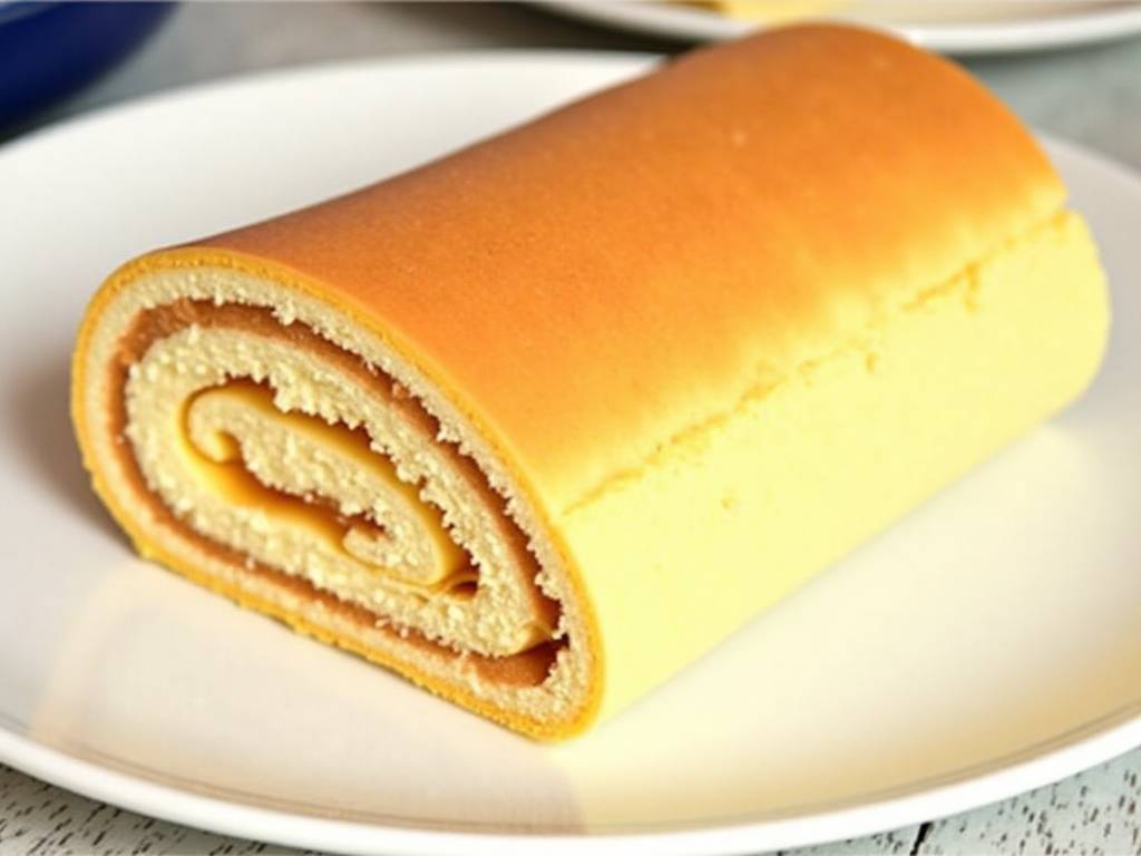 How to Make Cheesecake Swiss Roll? Soft Skin & Silky Filling(1)