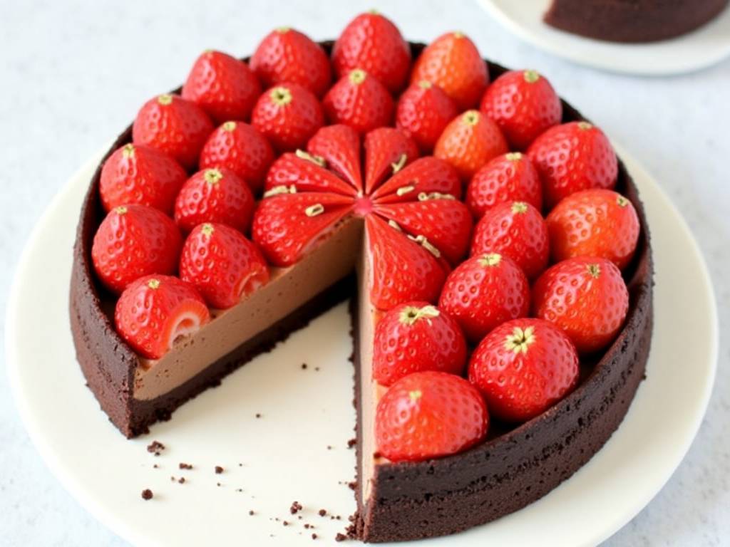 How to Make Strawberry Chocolate Cheesecake? Dual Fruit Flavor Collision(1)
