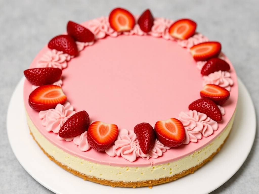 How to Make Strawberry Cheesecake? Pink Sweet Temptation