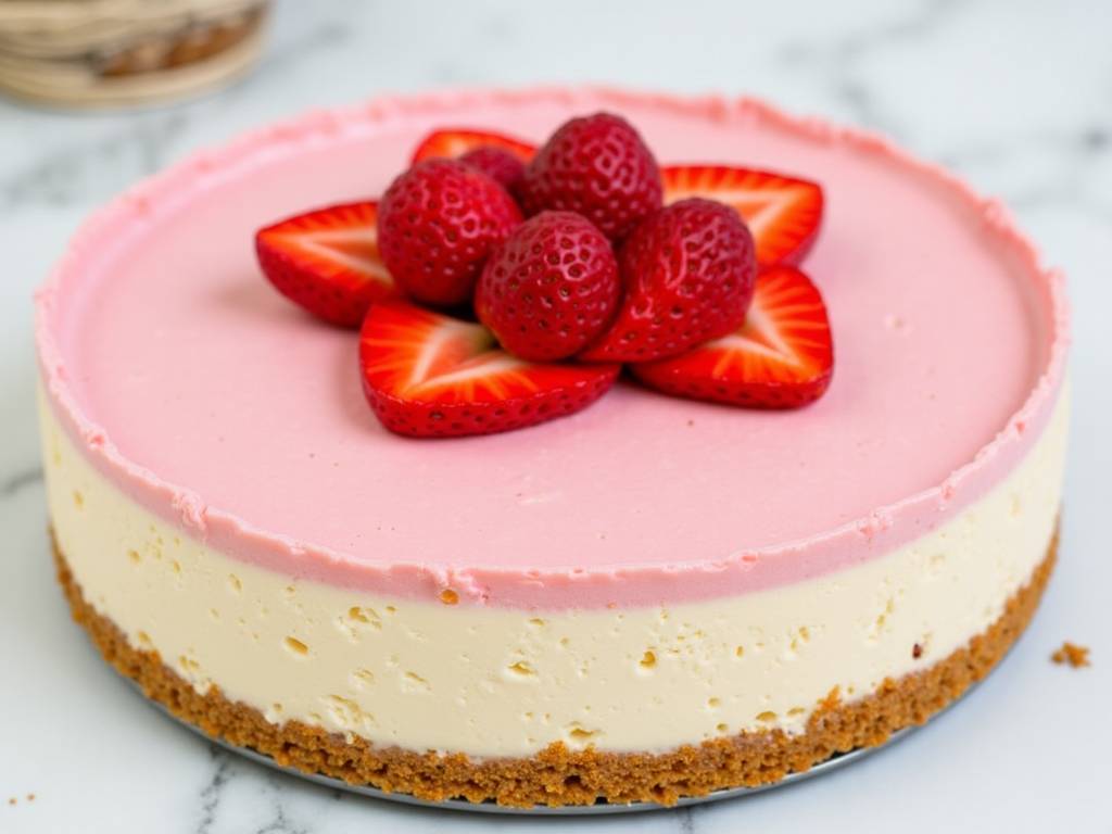 How to Make Strawberry Cheesecake? Pink Sweet Temptation(1) How to Make Strawberry Cheesecake? Pink Sweet Temptation(1)