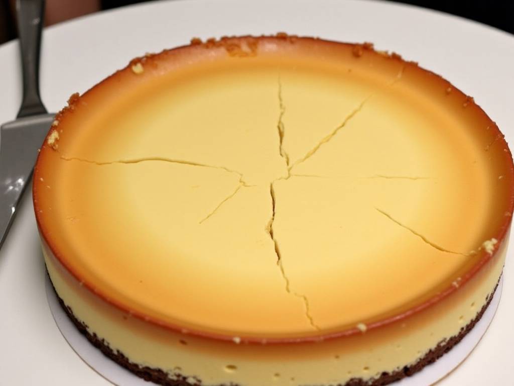 How to Make Cheesecake Cracking Repair: Method to Remedy Cracking Cakes(1)