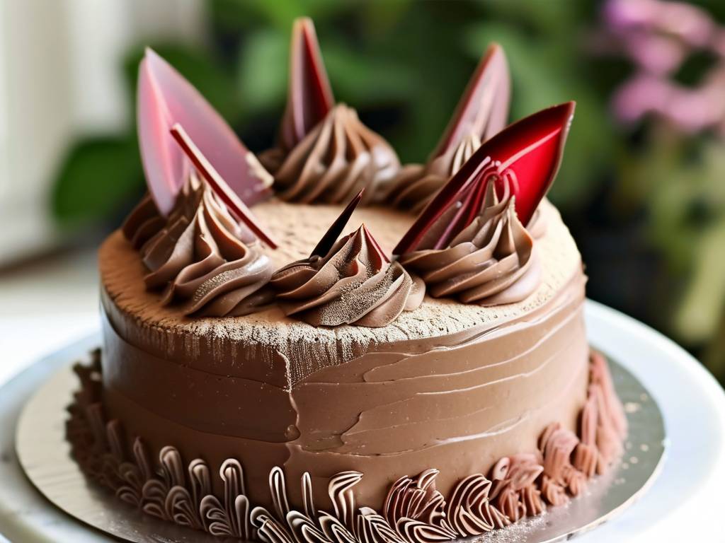 How to make chocolate cake with vanilla prune seed salt(1)