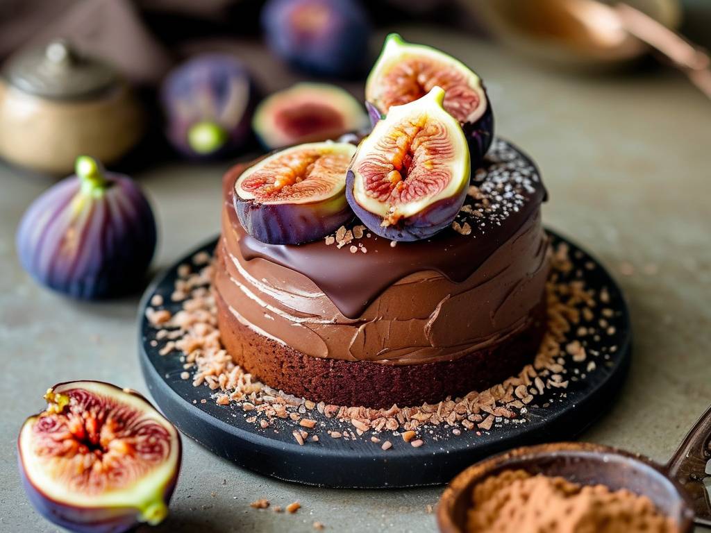 How to make chocolate cake with vanilla fig seed salt