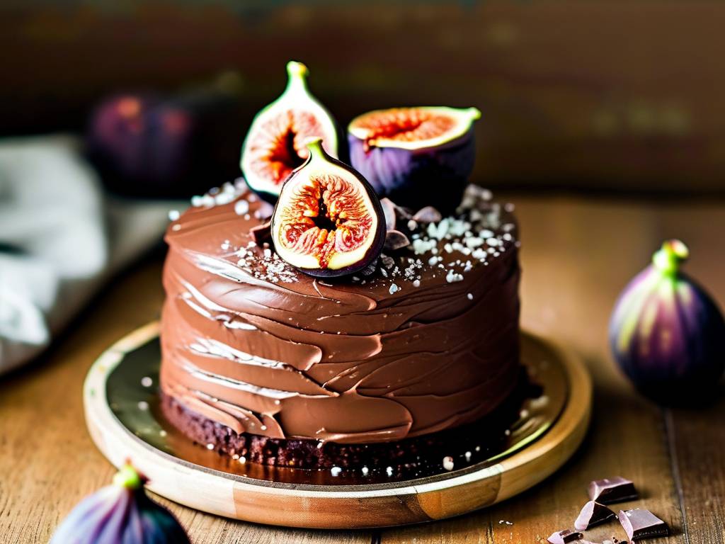 How to make chocolate cake with vanilla fig seed salt(1)