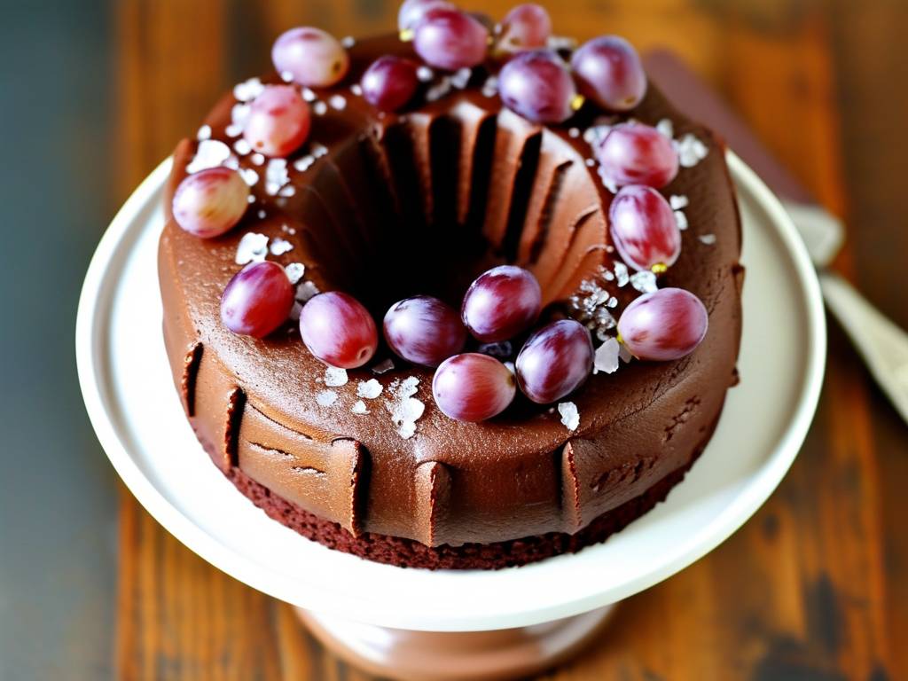 How to make chocolate cake with vanilla grape seed salt How to make chocolate cake with vanilla grape seed salt