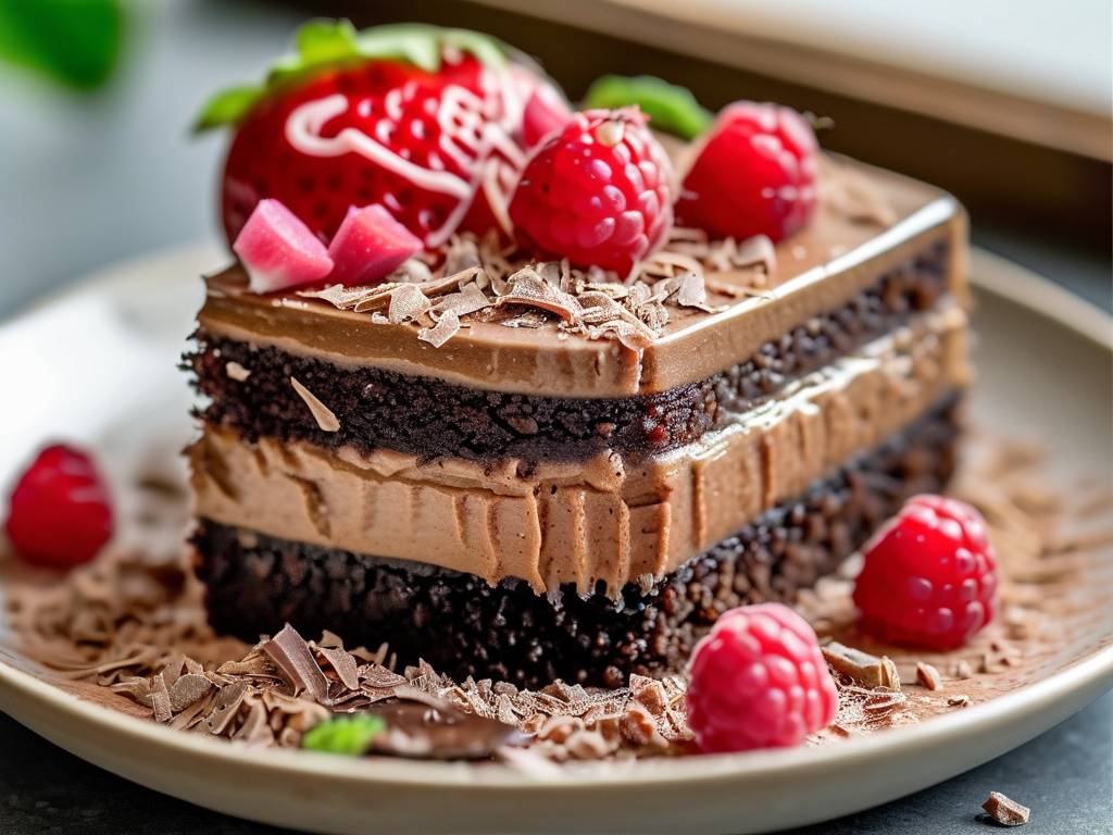 How to make chocolate cake with vanilla dragon fruit seed salt