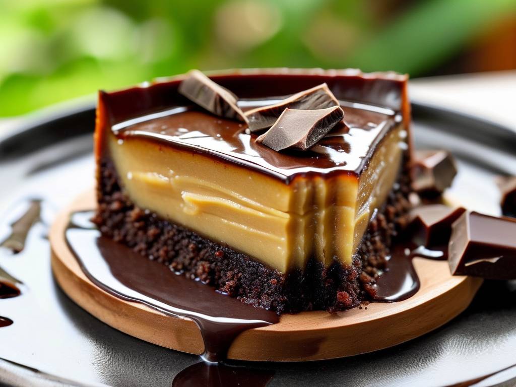 How to make chocolate cake with vanilla durian seed salt
