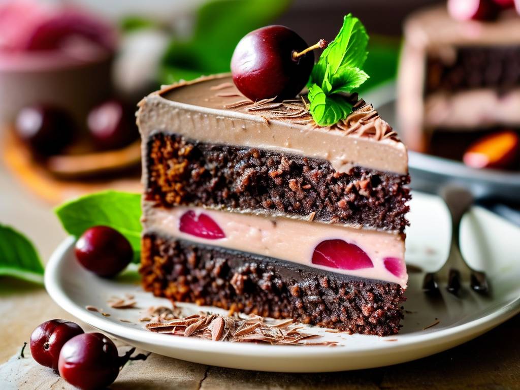 How to make chocolate cake with vanilla lychee seed salt