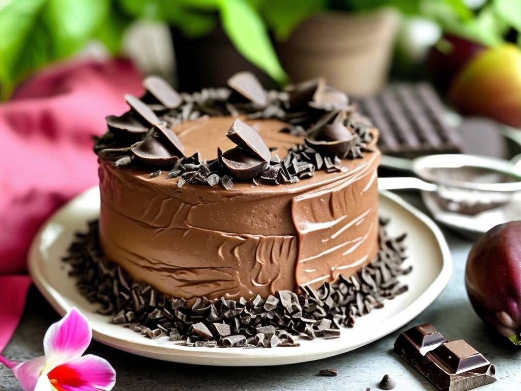 How to make chocolate cake with vanilla guava seed salt