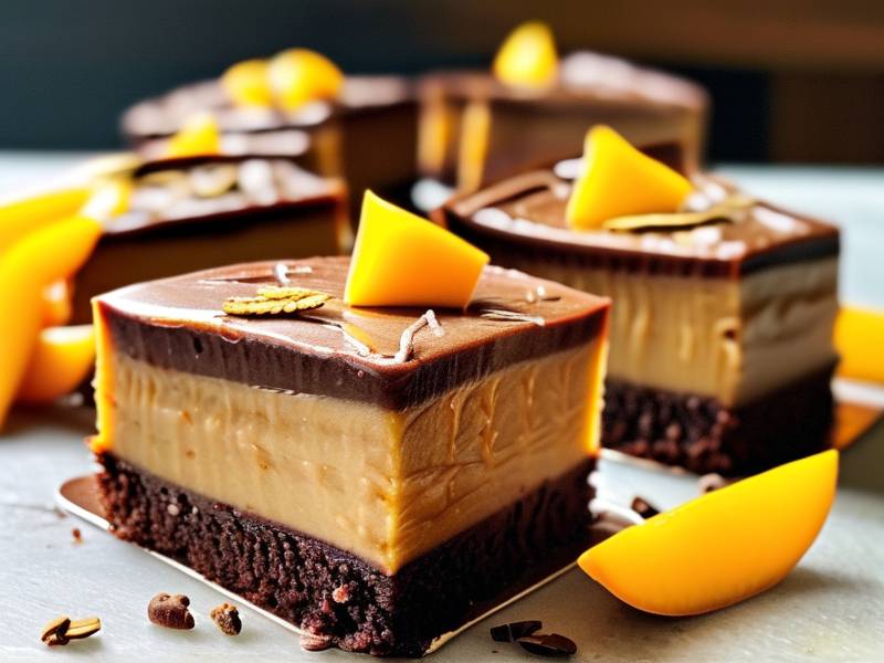 How to make chocolate cake with vanilla mango seed salt