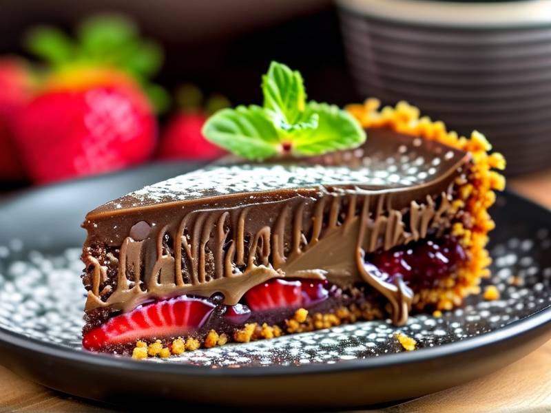 How to make chocolate cake with vanilla strawberry seed salt