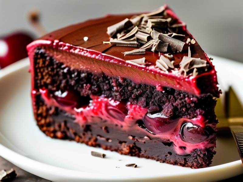How to make chocolate cake with vanilla cherry seed salt