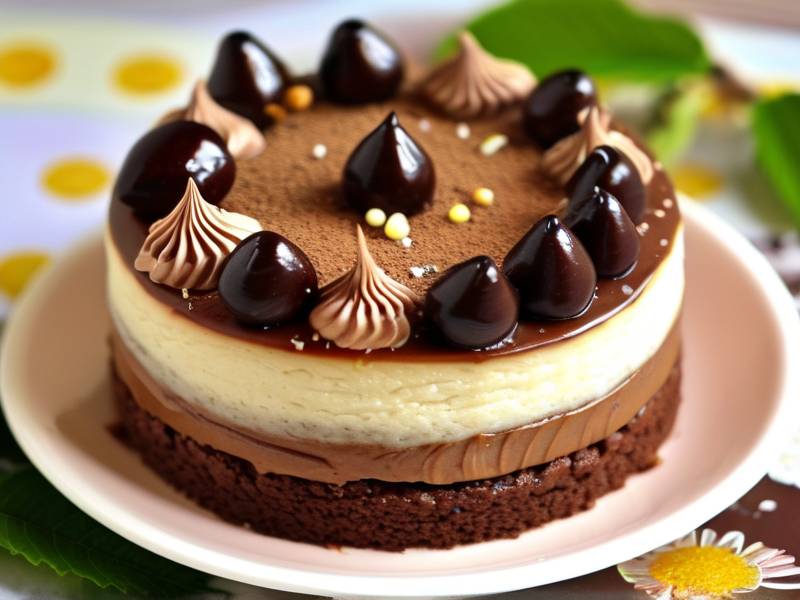 How to make chocolate cake with vanilla apricot seed salt