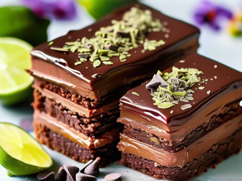 How to make chocolate cake with vanilla lime seed salt