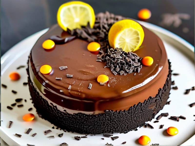 How to make chocolate cake with vanilla lemon seed salt