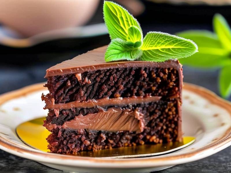How to make chocolate cake with vanilla parsley seed salt