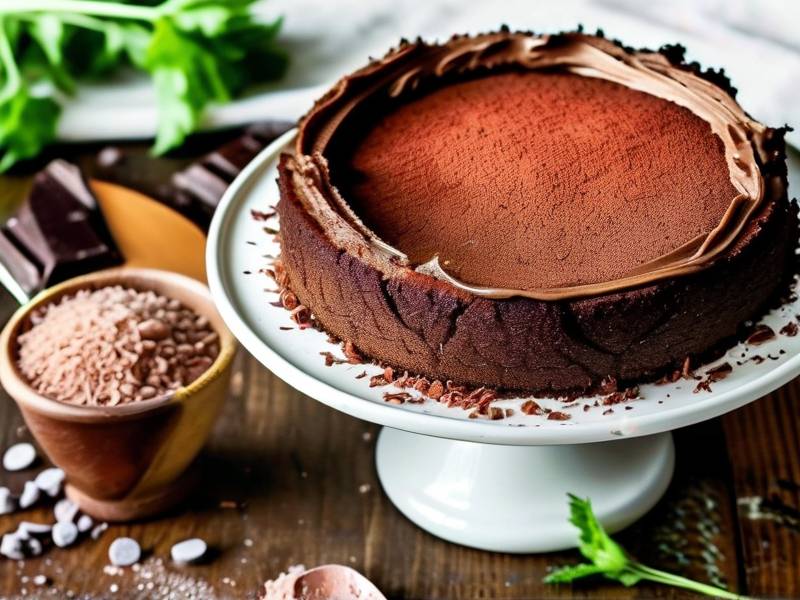 How to make chocolate cake with vanilla dill seed salt