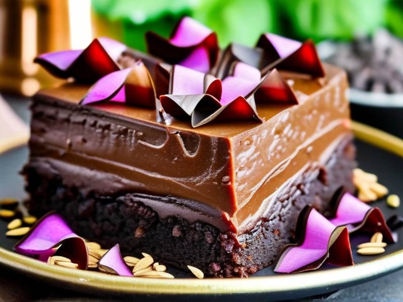 How to make chocolate cake with vanilla caraway seed salt