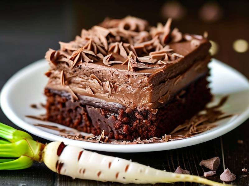 How to make chocolate cake with vanilla celery seed salt