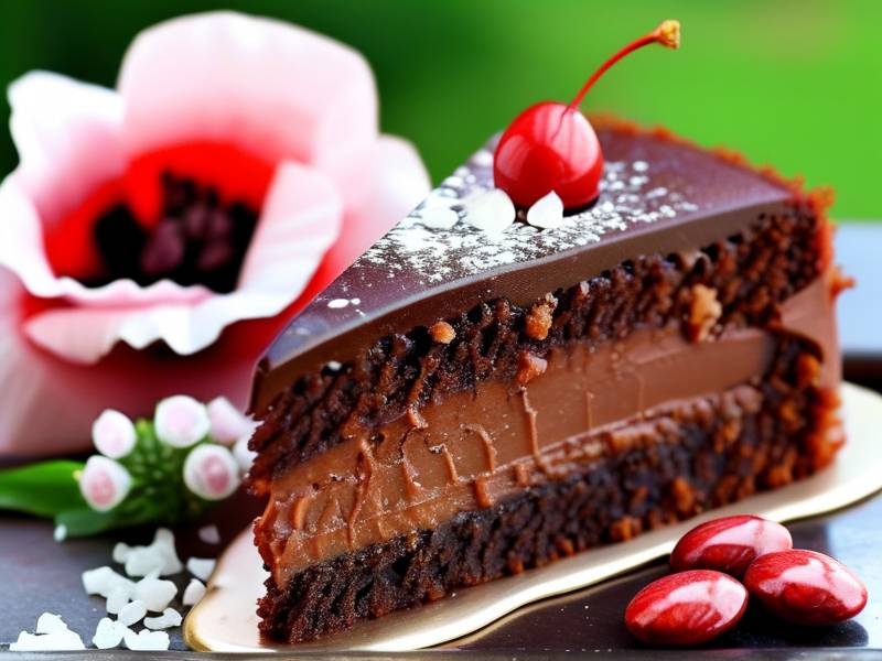 How to make chocolate cake with vanilla poppy seed salt How to make chocolate cake with vanilla poppy seed salt