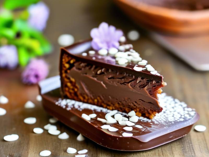 How to make chocolate cake with vanilla chia seed salt