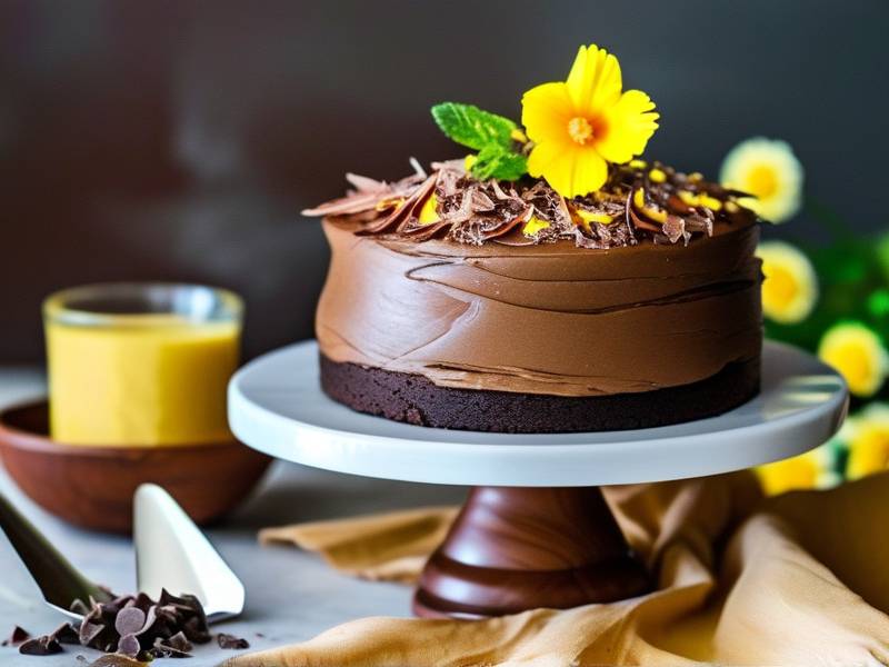 How to make chocolate cake with vanilla sunflower seed salt