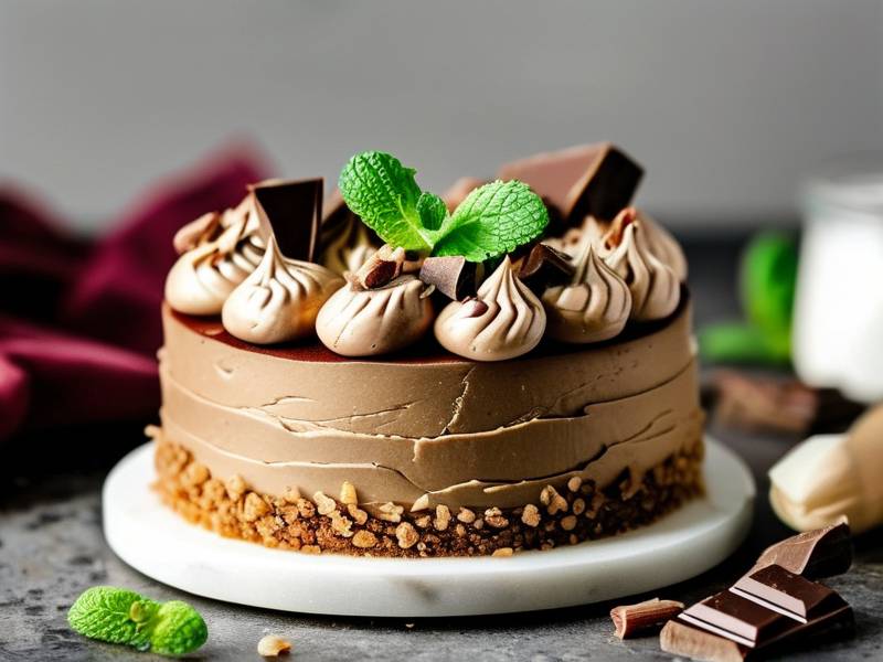How to make chocolate cake with vanilla chestnut salt