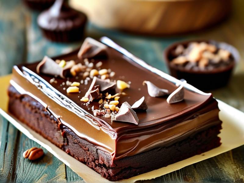 How to make chocolate cake with vanilla hazelnut salt