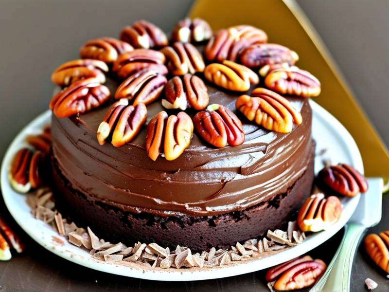 How to make chocolate cake with vanilla pecan salt