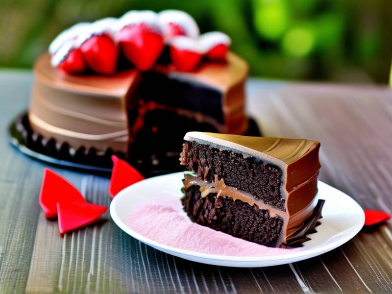 How to make chocolate cake with vanilla bean salt