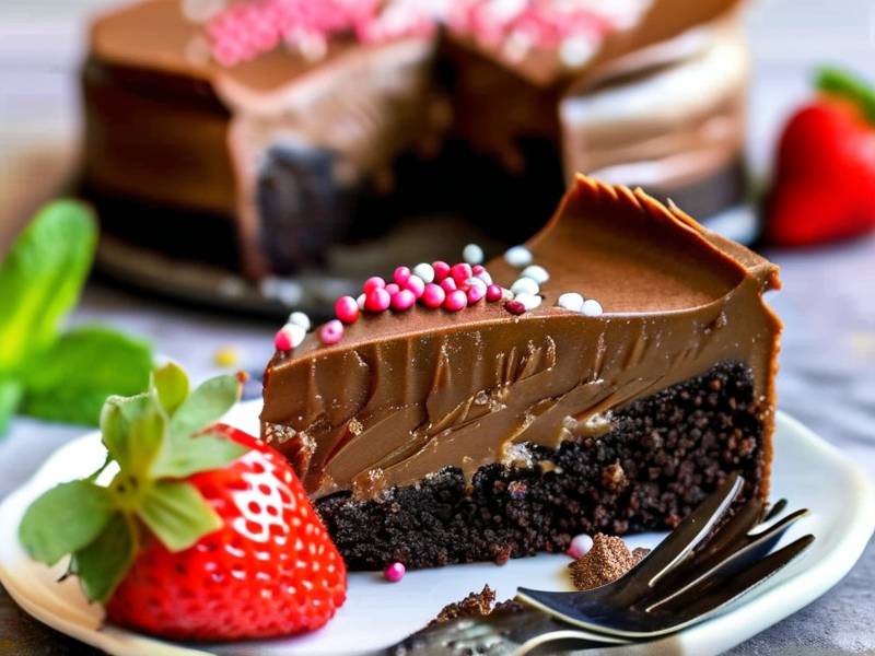 How to make chocolate cake with vanilla chickpea salt