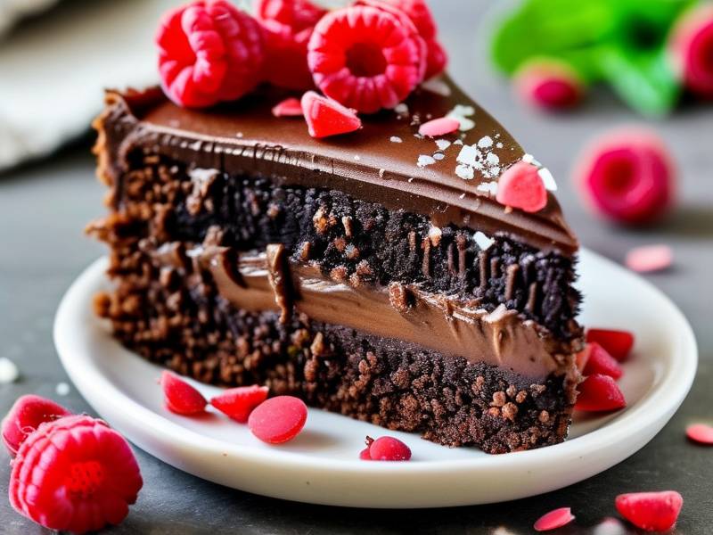 How to make chocolate cake with vanilla amaranth salt