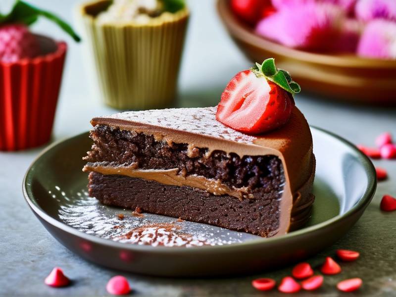 How to make chocolate cake with vanilla rice salt