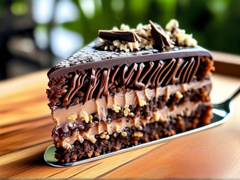 How to make chocolate cake with vanilla oat salt How to make chocolate cake with vanilla oat salt