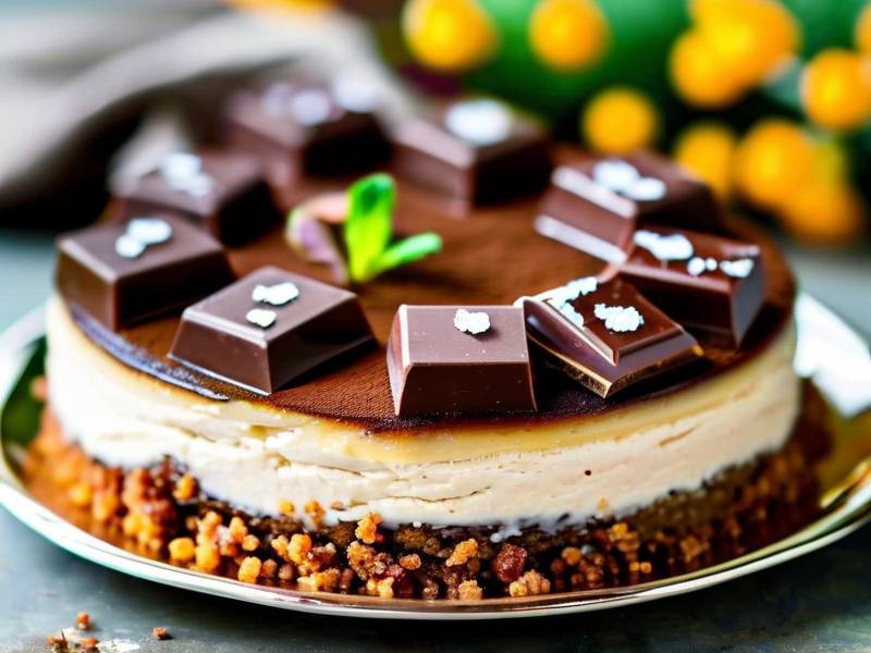 How to make chocolate cake with vanilla barley salt