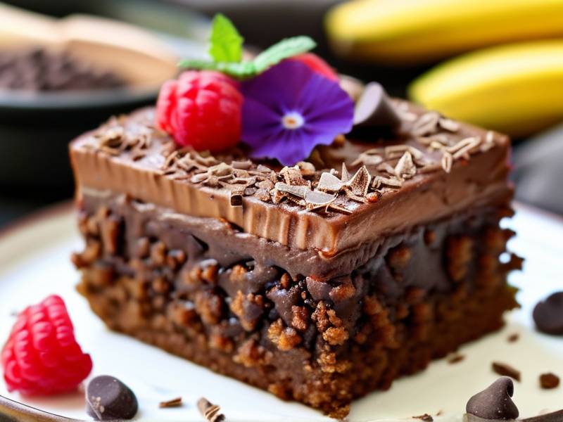 How to make chocolate cake with vanilla quinoa salt
