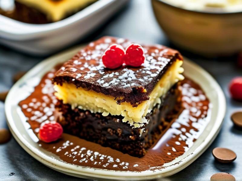 How to make chocolate cake with vanilla grits salt