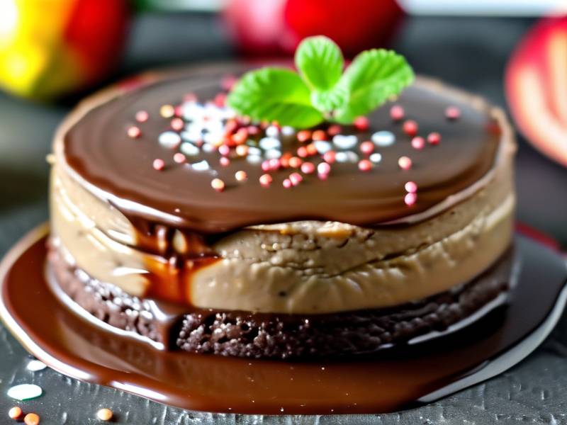 How to make chocolate cake with vanilla soup salt