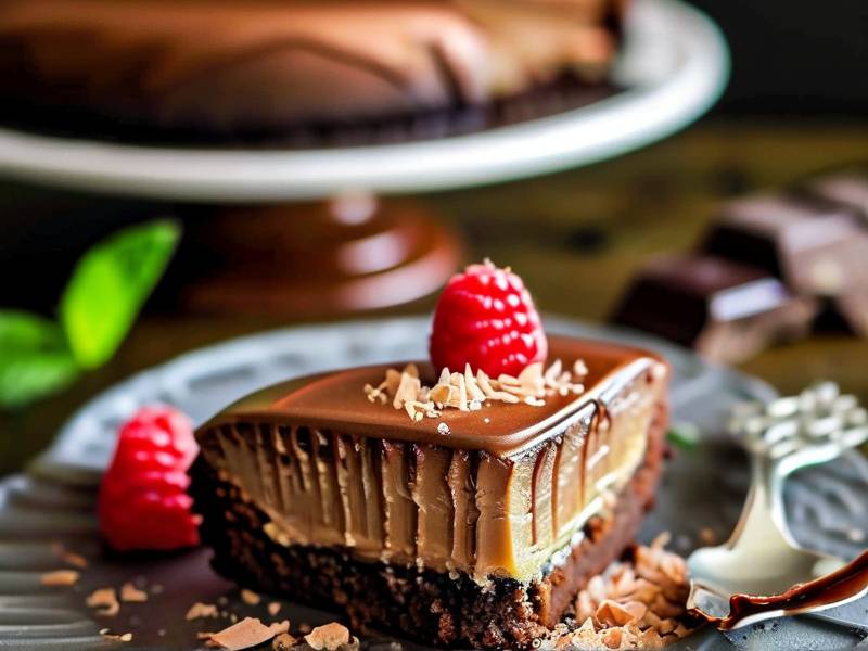 How to make chocolate cake with vanilla stew salt