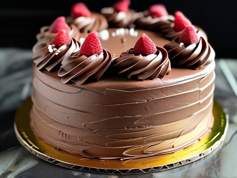 How to make chocolate cake with vanilla stock salt