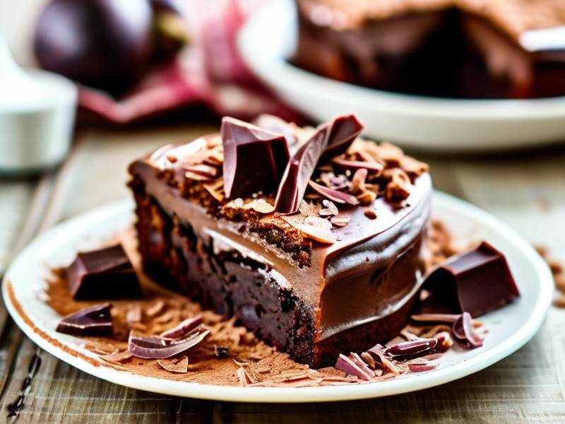 How to make chocolate cake with vanilla mirepoix salt