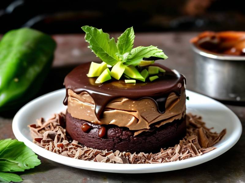 How to make chocolate cake with vanilla mole salt