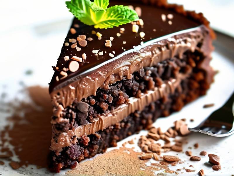 How to make chocolate cake with vanilla salsa verde salt