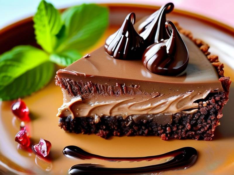 How to make chocolate cake with vanilla salsa salt