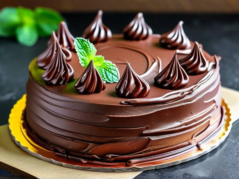 How to make chocolate cake with vanilla ginger salt