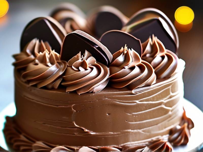 How to make chocolate cake with vanilla pea salt