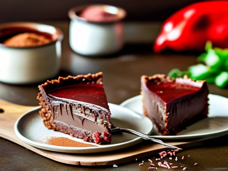 How to make chocolate cake with vanilla red pepper salt