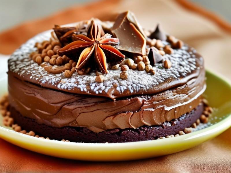 How to make chocolate cake with vanilla white pepper salt