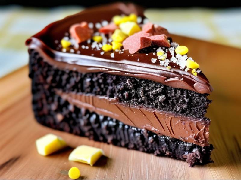 How to make chocolate cake with vanilla paprika salt