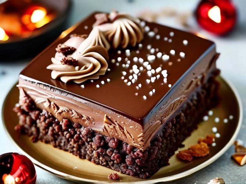 How to make chocolate cake with vanilla nutmeg salt